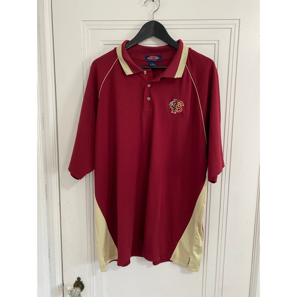 Florida State University Seminoles Polo Shirt Size XL